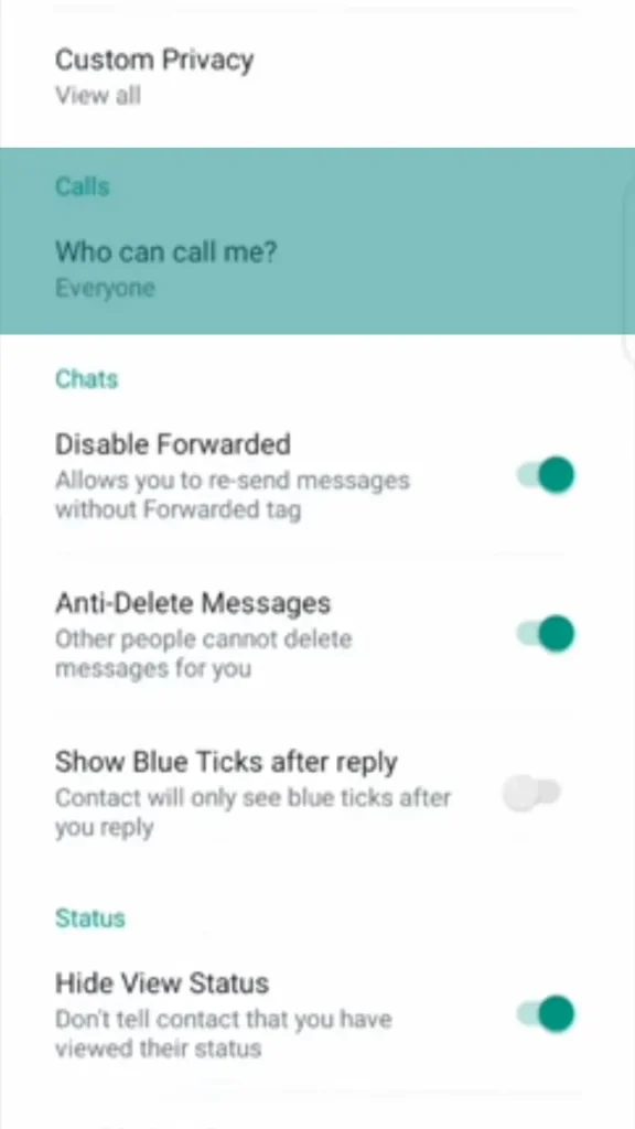 Call Privacy